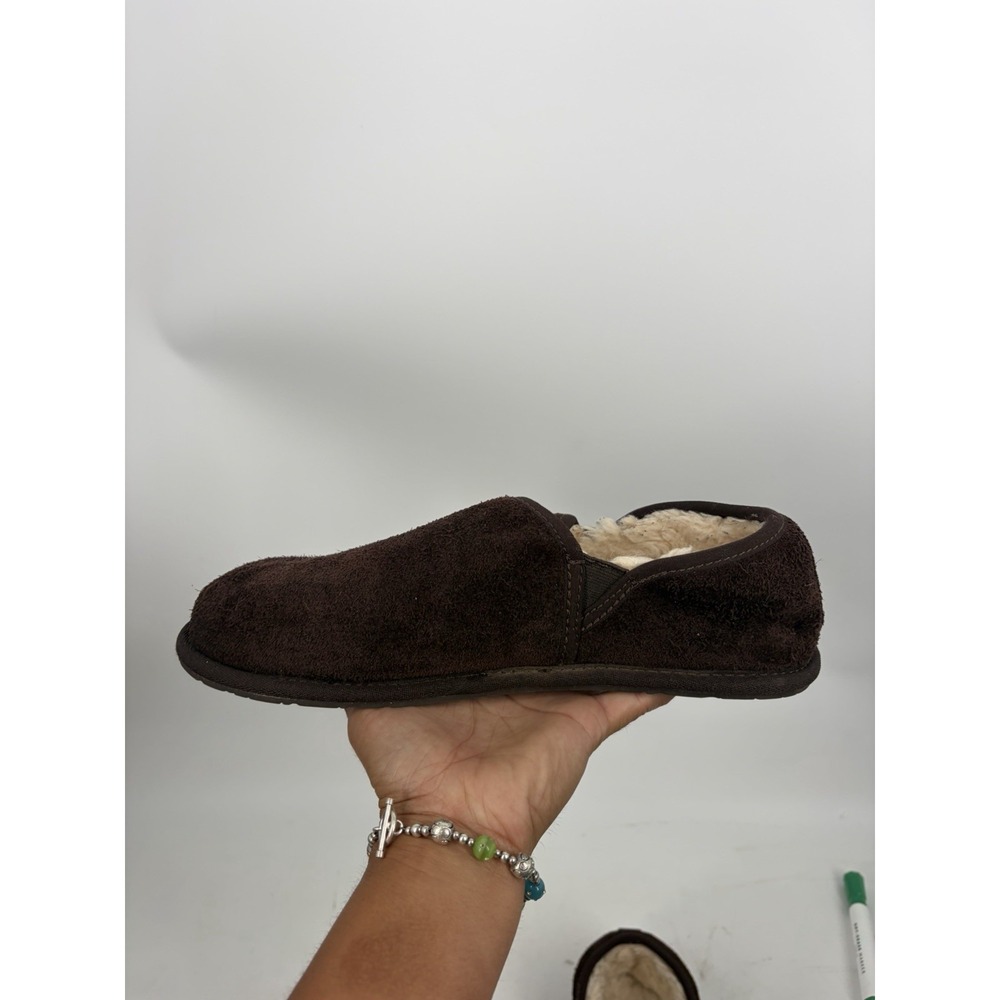 UGG Australia Scuff Romeo II Men's Size 10 Slippers Brown Suede Sheepskin - Picture 9 of 11